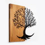 Wallity Lime Tree - 373 Accesorio Decorativo de Pared de Madera y Metal